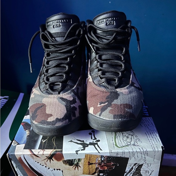 Air Jordan X 10 “Woodland Camo” size 8.5 - Picture 6 of 7